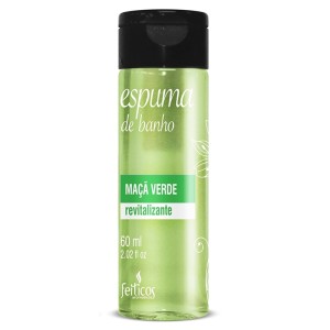 ESPUMA DE BANHO MAÇÃ VERDE 60ml FEITIÇOS AROMÁTICOS
