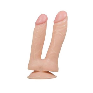 Pênis Realístico Duplo com Ventosa