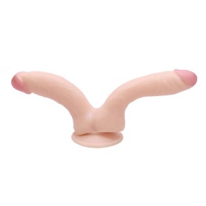Pênis Realístico Duplo com Ventosa