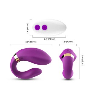 Vibrador para Casal com Controle Remoto
