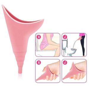 Funil Urinário Feminino Para Fazer Xixi em Pé 