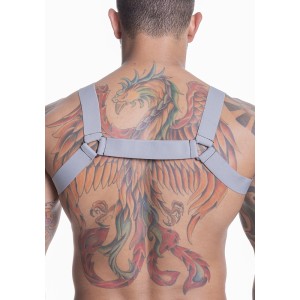 HARNESS EM ELÁSTICO CINZA SD CLOTHING