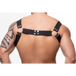HARNESS EM ELÁSTICO PRETO-  SD CLOTHING
